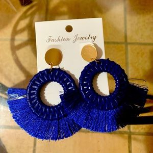 Blue Navy Earrings